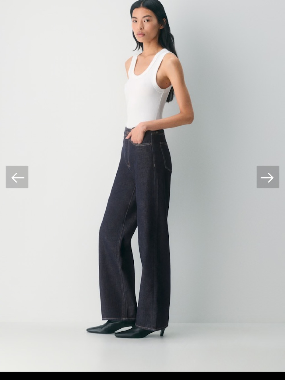 Aritzia - Denim Forum Cleo Relaxed Hi-Rise Wide Jean
